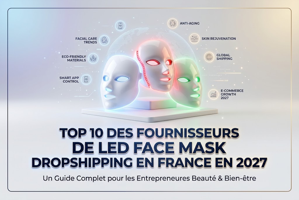 Top 10 des fournisseurs de LED Face Mask Dropshipping en France en 2027