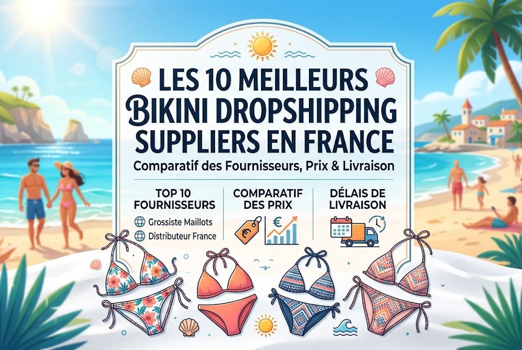 Les 10 meilleurs Bikini Dropshipping Suppliers en France : comparatif des fournisseurs, prix et livraison
